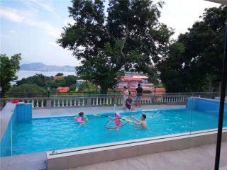 100mm 150mm thick Luxury swimming pool acrylic plexi glass glass alang sa Large Pools